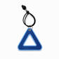 Hanging Bicycle Saddle Reflective Triangle for Cycling Safety Warning