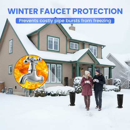 ❄️ BUY 1 GET 1 FREE! 💧 Outdoor Faucet Covers – Insulated, Waterproof, Secure Fit ✨