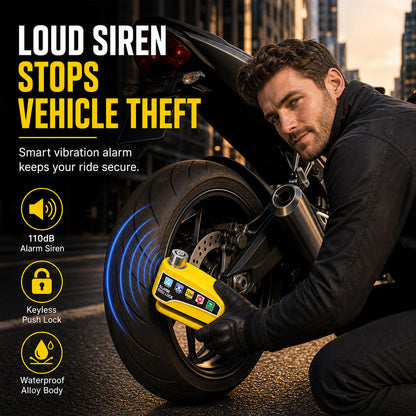 Anti-Theft Disc Brake Alarm Lock