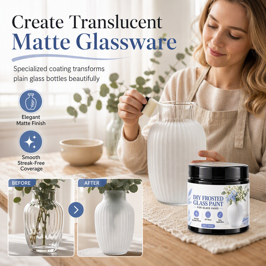 Frosted Glass Paint for Privacy