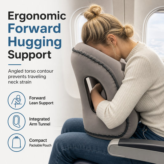 Inflatable Travel Pillow Portable Nap Pillow