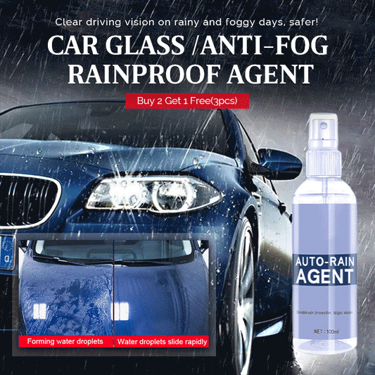 Agent anti-buée anti-pluie pour vitres de voiture