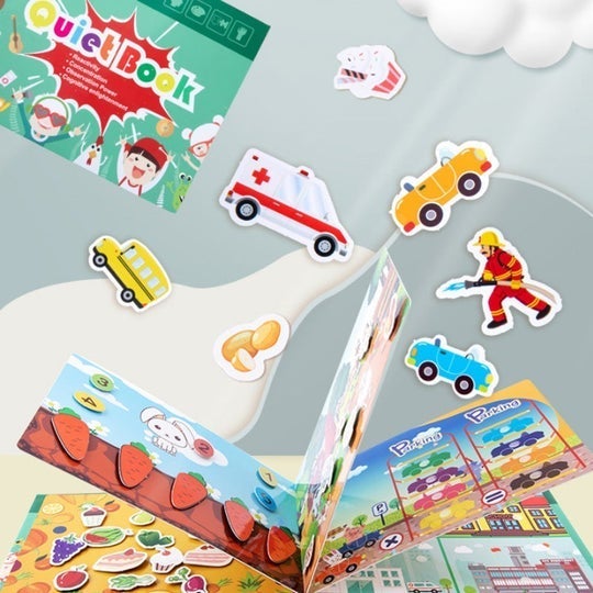 Montessori Busy Book pour que les enfants développent des compétences d'apprentissage-7