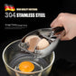 Ouvre-œufs multifonctionnel 2 en 1 - Outil de battement d'œufs super étonnant