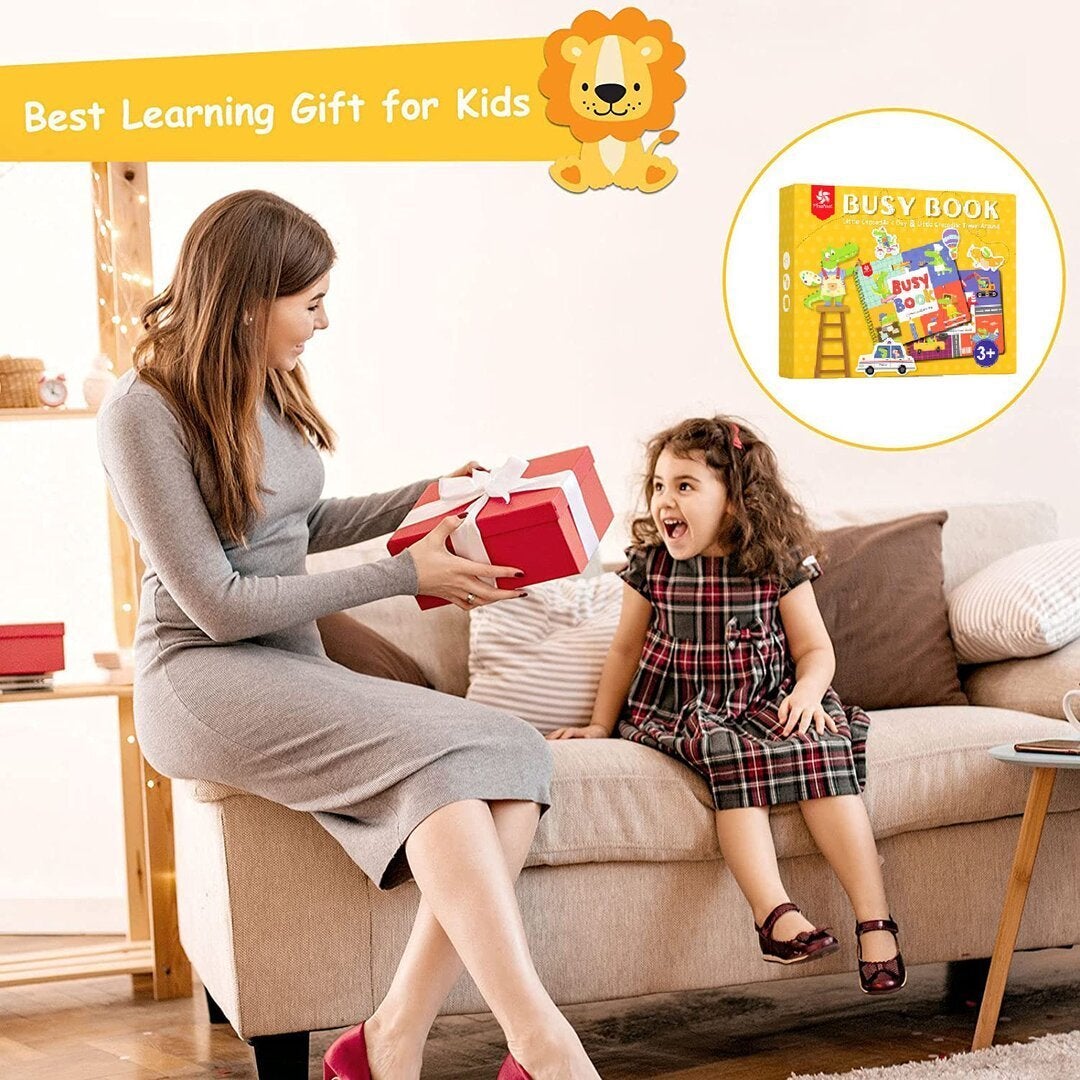 Montessori Busy Book pour que les enfants développent des compétences d'apprentissage-4