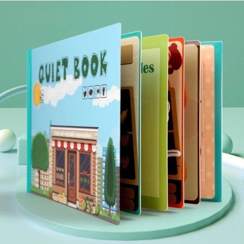 Montessori Busy Book pour que les enfants développent des compétences d'apprentissage-10