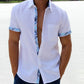 Soldes d'été - 49 % OFF💥 --- Chemise boutonnée à col écossais décontracté pour homme