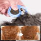 Couteau de toilettage pour animaux à poils longs - Élimine les touffes de poils